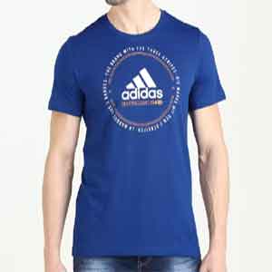 Adidas Printed Men Round Neck T-shirt