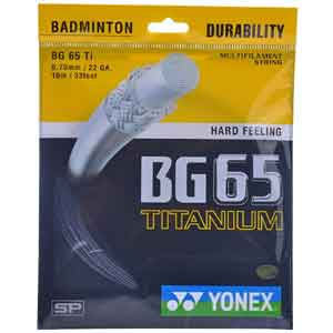 Yonex BG 65 Titanium Badminton Strings